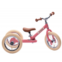 Фото - Детский велосипед TRYBIKE Біговел  триколісний балансуючий рожевий (TBS-2-PNK-VIN+TBS-100-TKV 