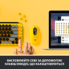 Клавіатура Logitech POP Keys Wireless Mechanical Keyboard Blast Yellow (920-010716) зображення 3
