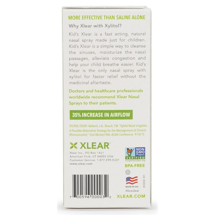 Минералы Xlear Детский натуральный солевой назальный спрей с ксилитом 22 мл (700596100039) изображение 5