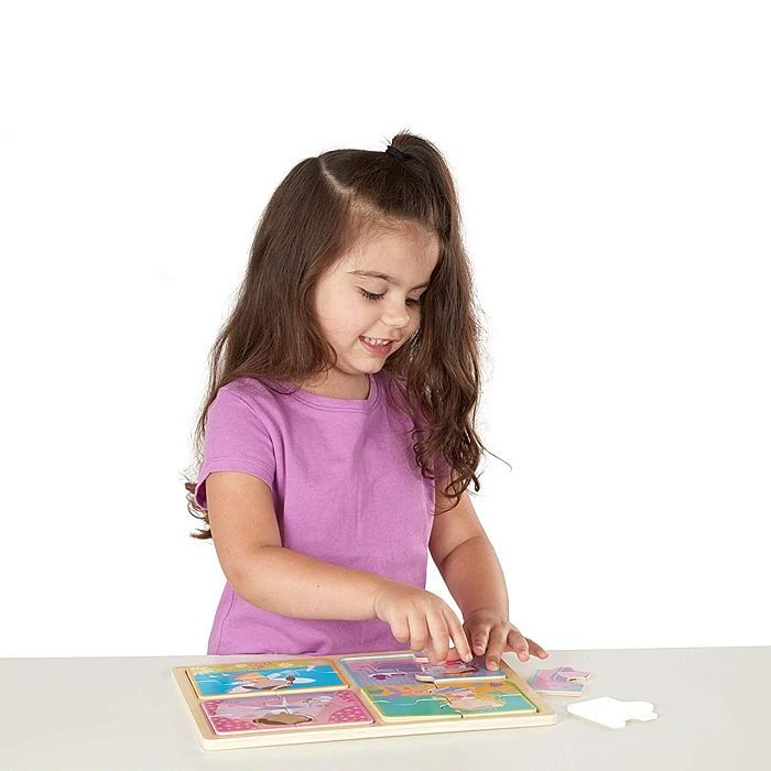 Пазл Melissa&Doug деревянные в футляре "Маленькие принцессы" (MD31365) изображение 2