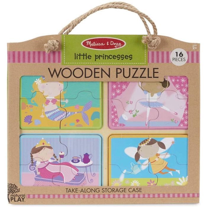 Пазл Melissa&Doug деревянные в футляре "Маленькие принцессы" (MD31365) изображение 4