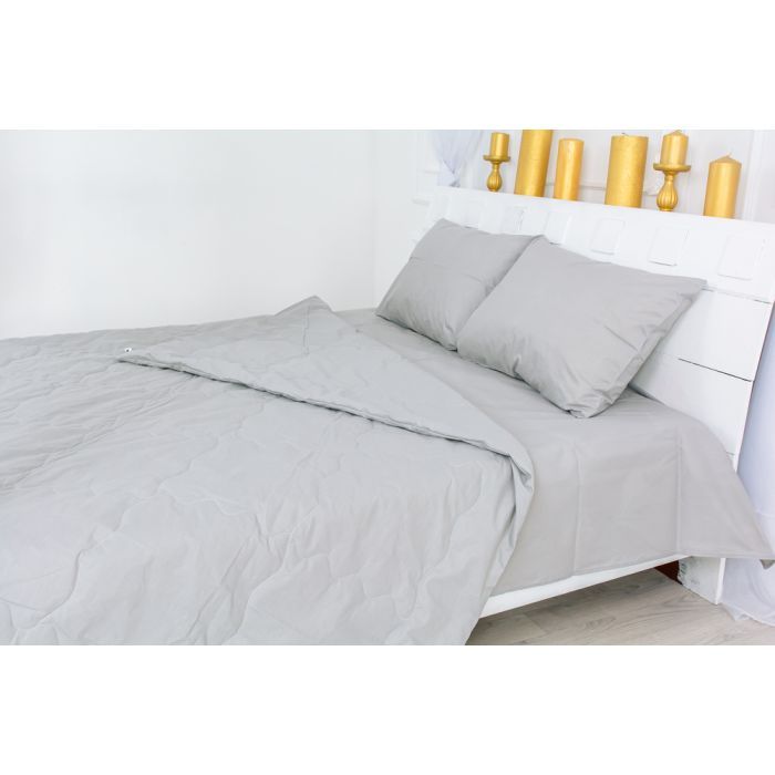 Ковдра MirSon шовкова Літня №2364 Light Gray 110x140 (2200003030860) зображення 2