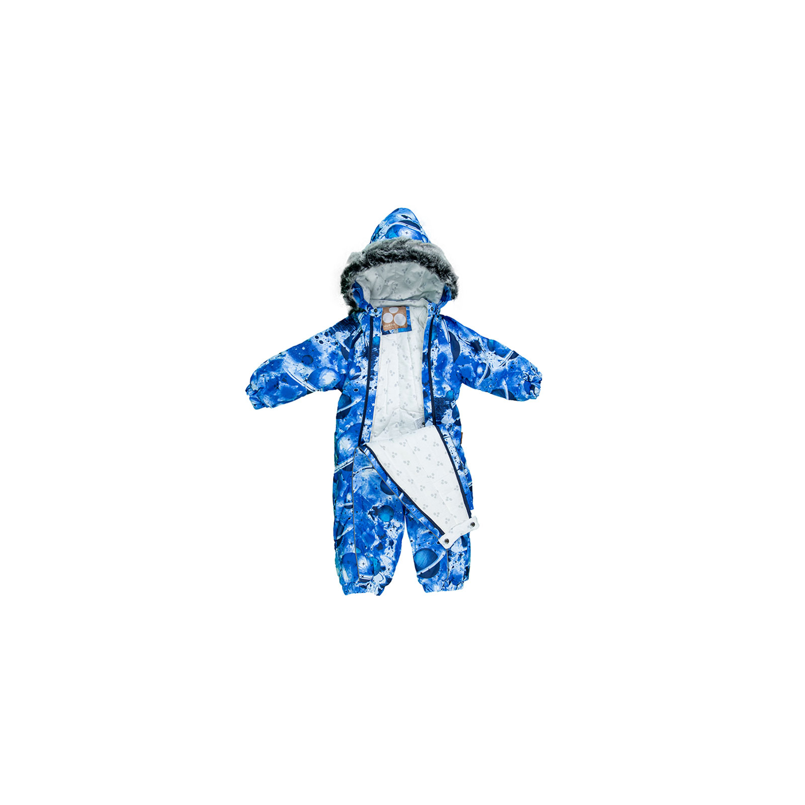 Комбінезон Huppa REGGIE-3 1 36020130 синій з принтом 80 (4741468678559) зображення 4