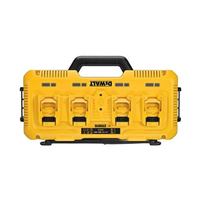 Зарядное устройство для аккумуляторов инструмента DeWALT 4-х портовое, ток зарядки 8А (DCB104) изображение 2