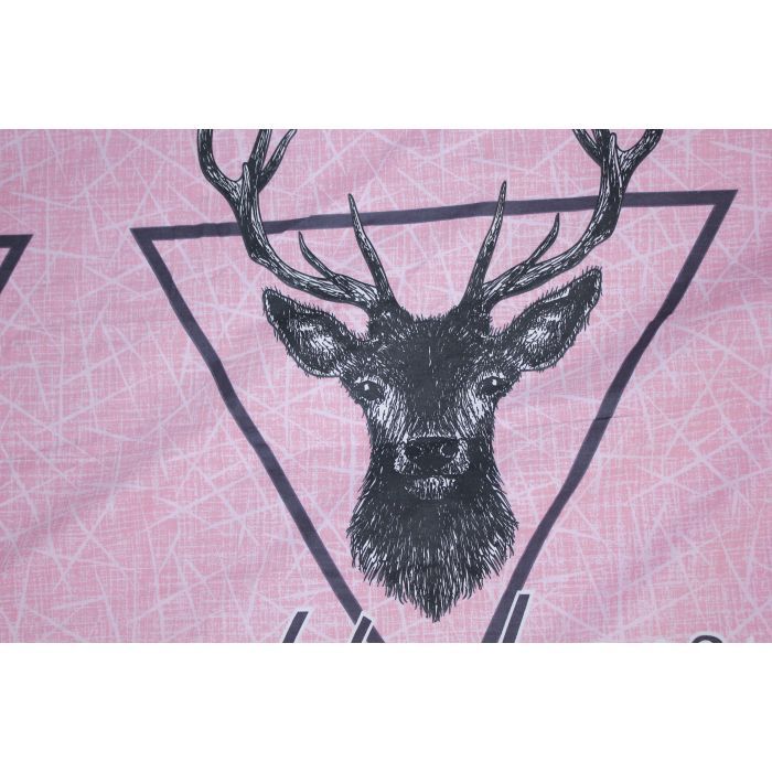 Постільна білизна MirSon Бязь 17-0516 Noble deers pink Двоспальний (2200003644371) зображення 5