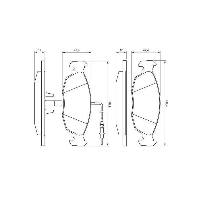 Гальмівні колодки Bosch 0 986 461 764 зображення 4