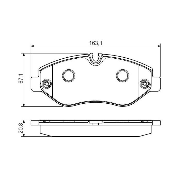 Гальмівні колодки Bosch 0 986 495 098 зображення 5