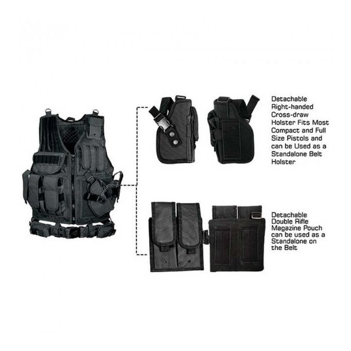 Жилет разгрузочный Leapers Black (PVC-V547BT) изображение 4