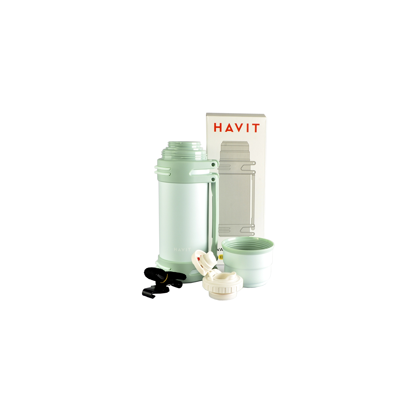 Термос Havit HV-TM006 0,8 л Green (HV-TM006Green) зображення 2
