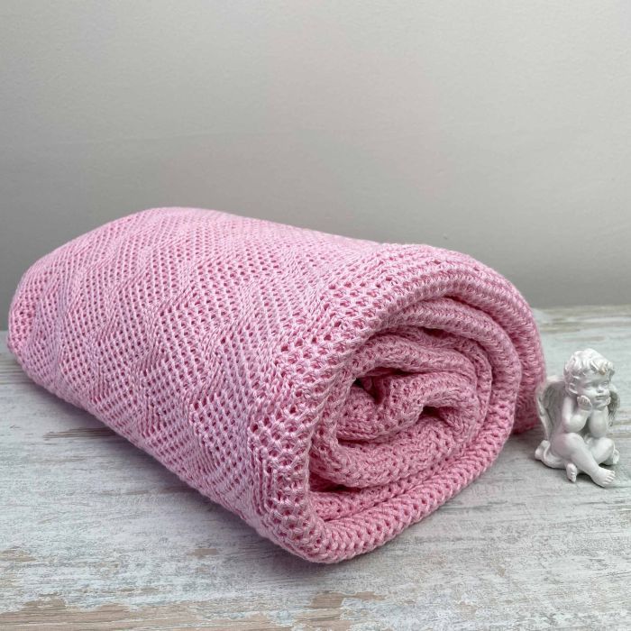 Плед Прованс Дино Зигзаг 130х170 Розовый (4823093432055) изображение 2