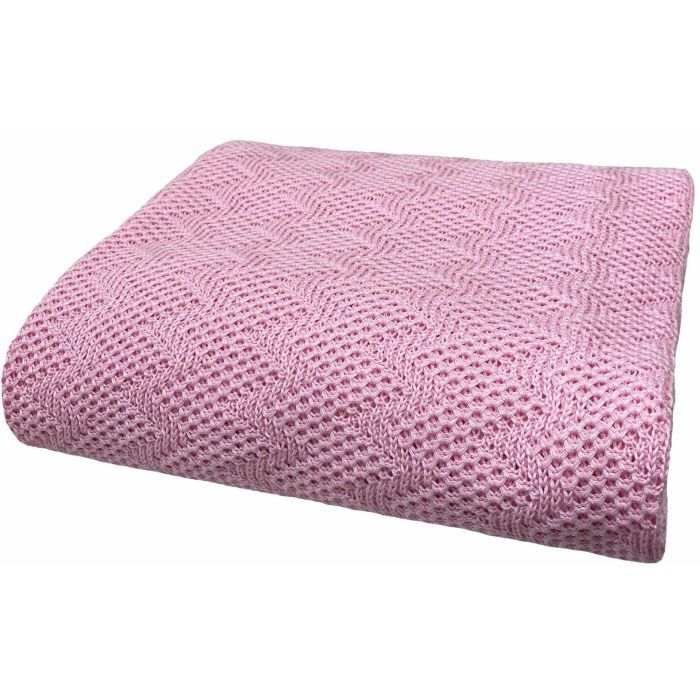 Плед Прованс Дино Зигзаг 130х170 Розовый (4823093432055) изображение 5