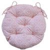 Подушка на стул Прованс круглая Bella Розовый витраж D-40 (4823093417038)