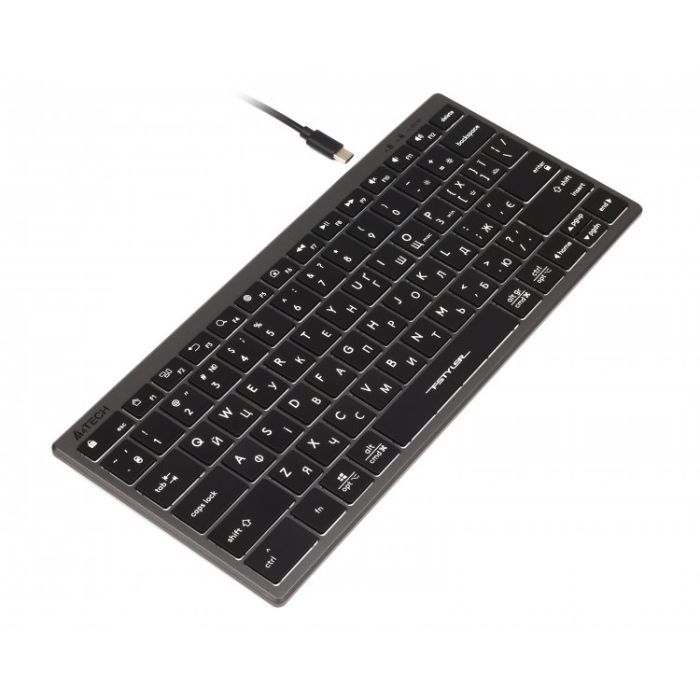 Клавиатура A4Tech FX61 USB Grey изображение 5