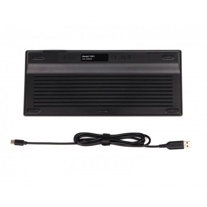 Клавиатура A4Tech FX61 USB Grey изображение 7