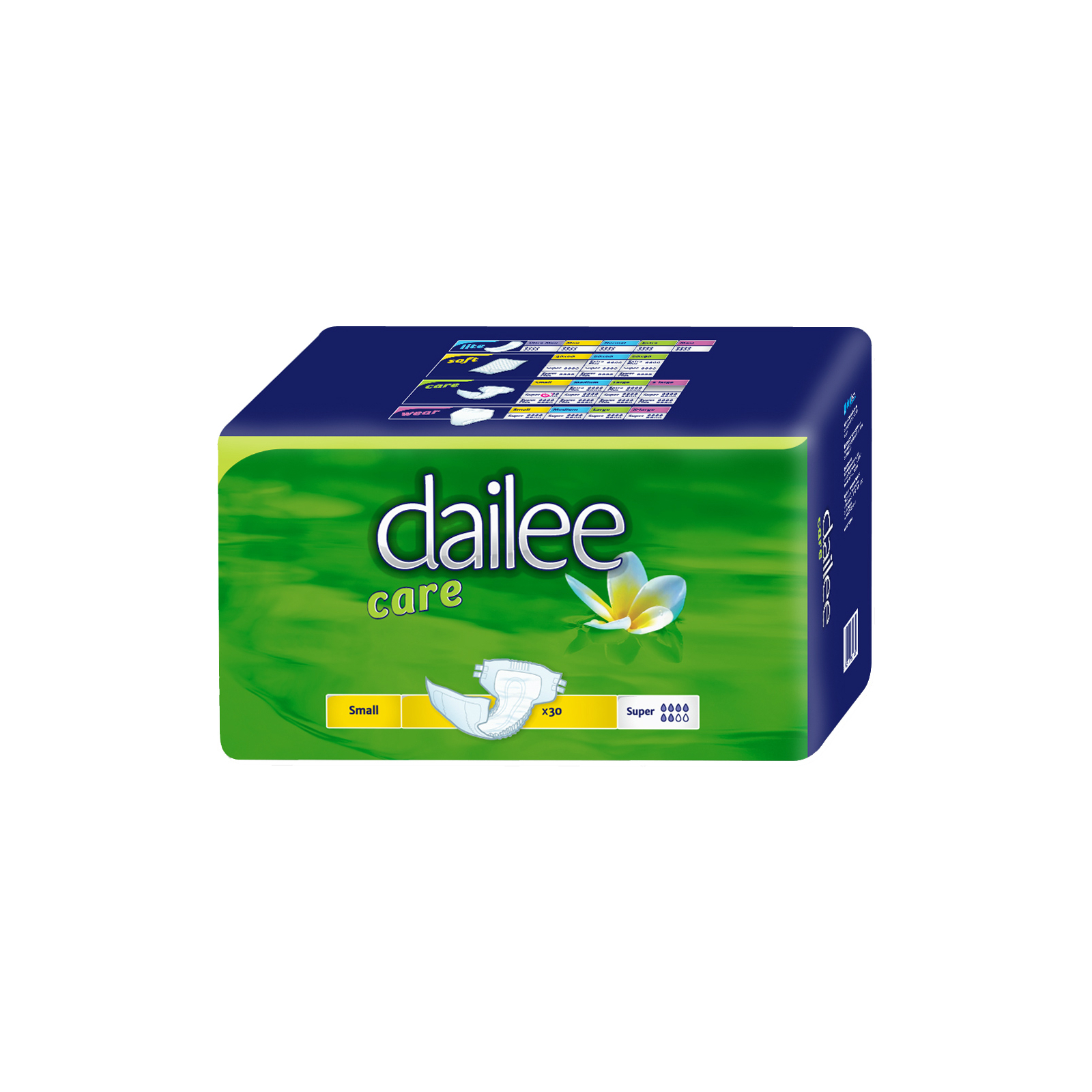 Подгузники для взрослых Dailee Care дышащие Super Small 30 шт (8595611621802)