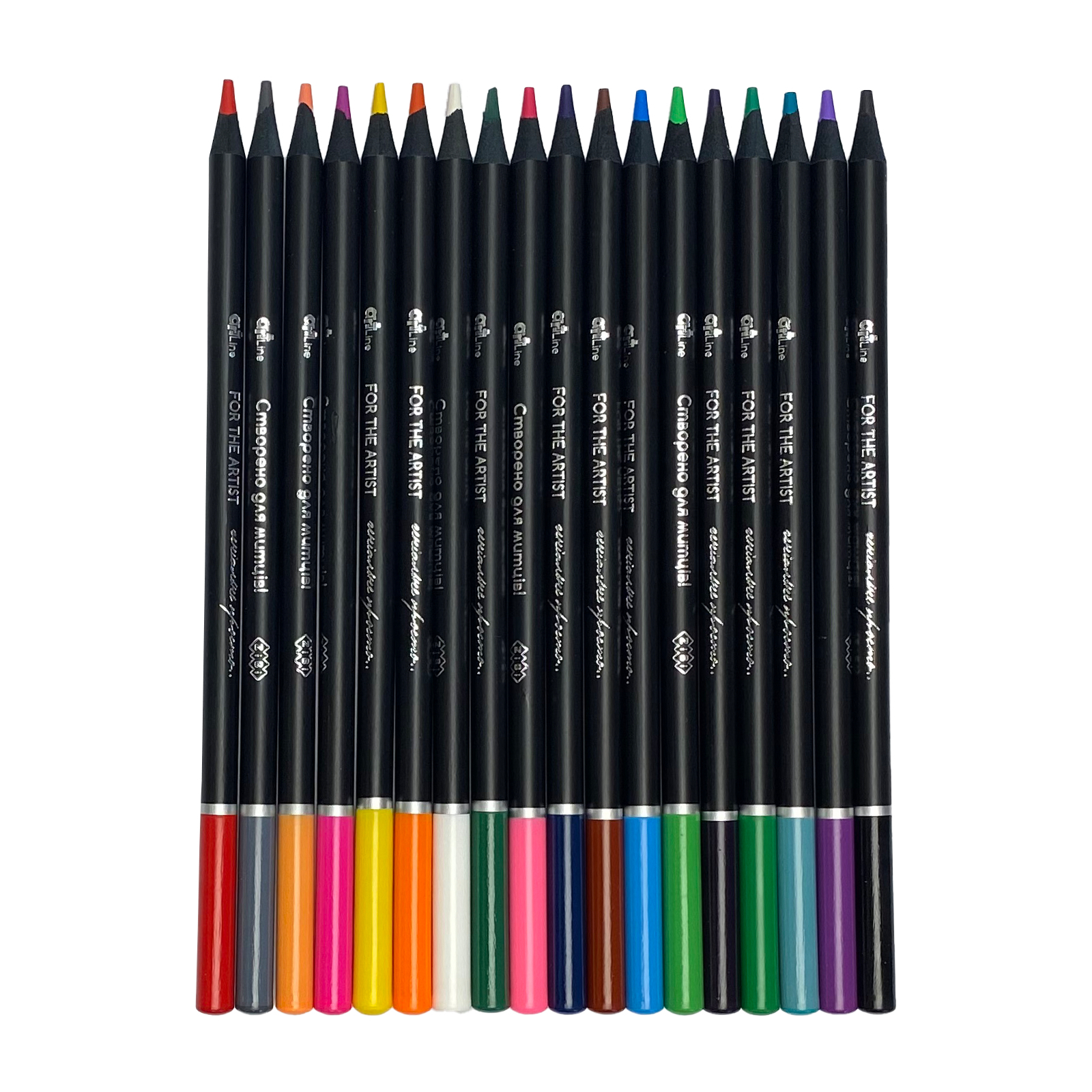 Олівці кольорові ZiBi Art Line круглі 18 кольорів (ZB.2433) зображення 3