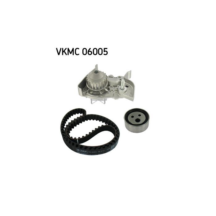 Комплект ременя ГРМ з помпой SKF VKMC 06005