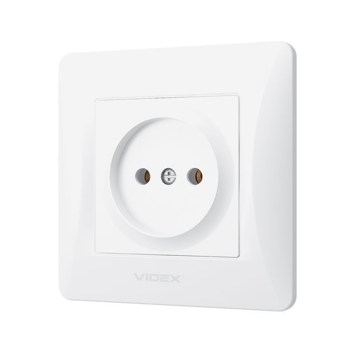 Розетка Videx BINERA 1ая (VF-BNSK1-W) изображение 2