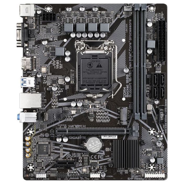 Материнская плата GIGABYTE H470M H изображение 4