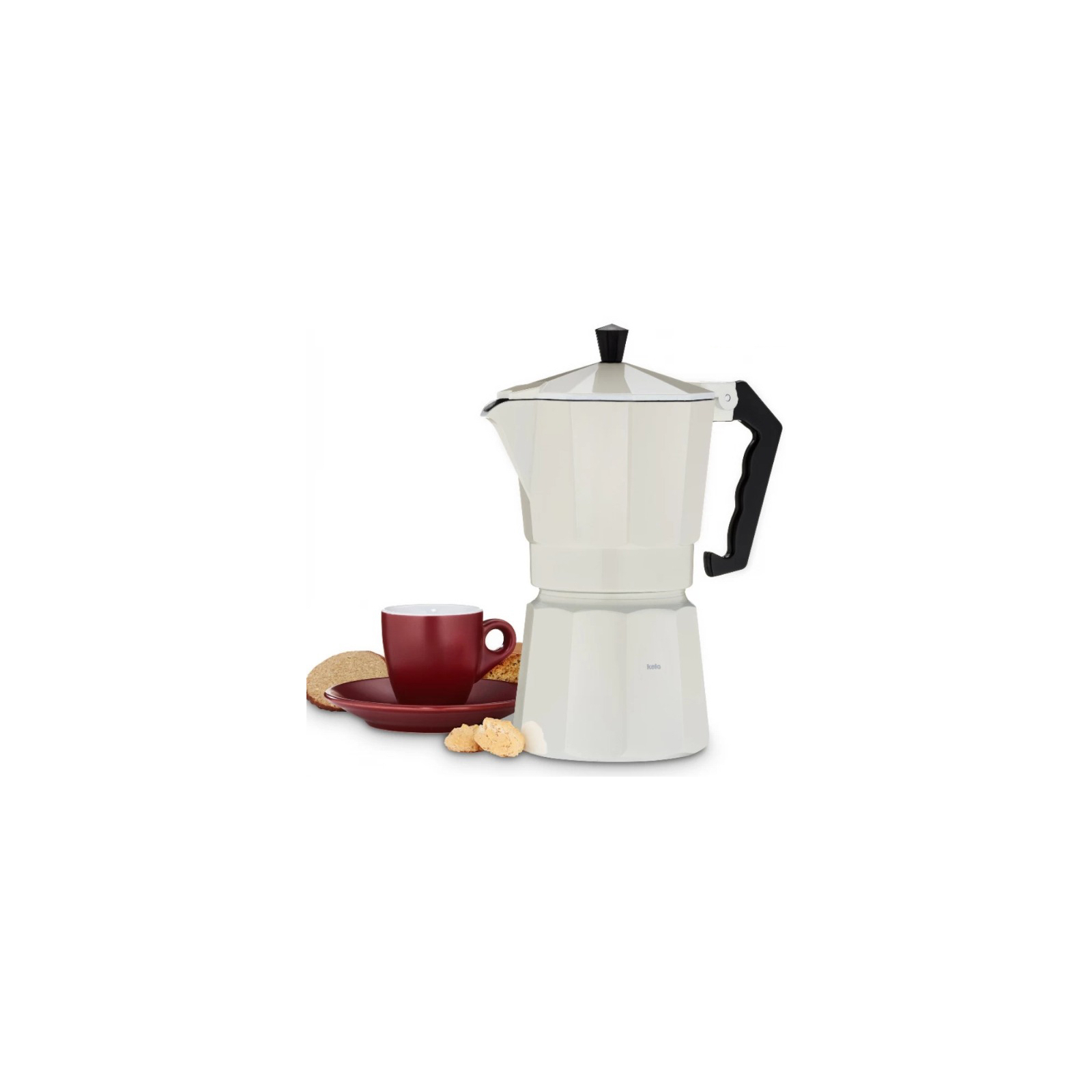 Гейзерная кофеварка Kela Italia 450 мл 9 Cap Beige (10552) изображение 2