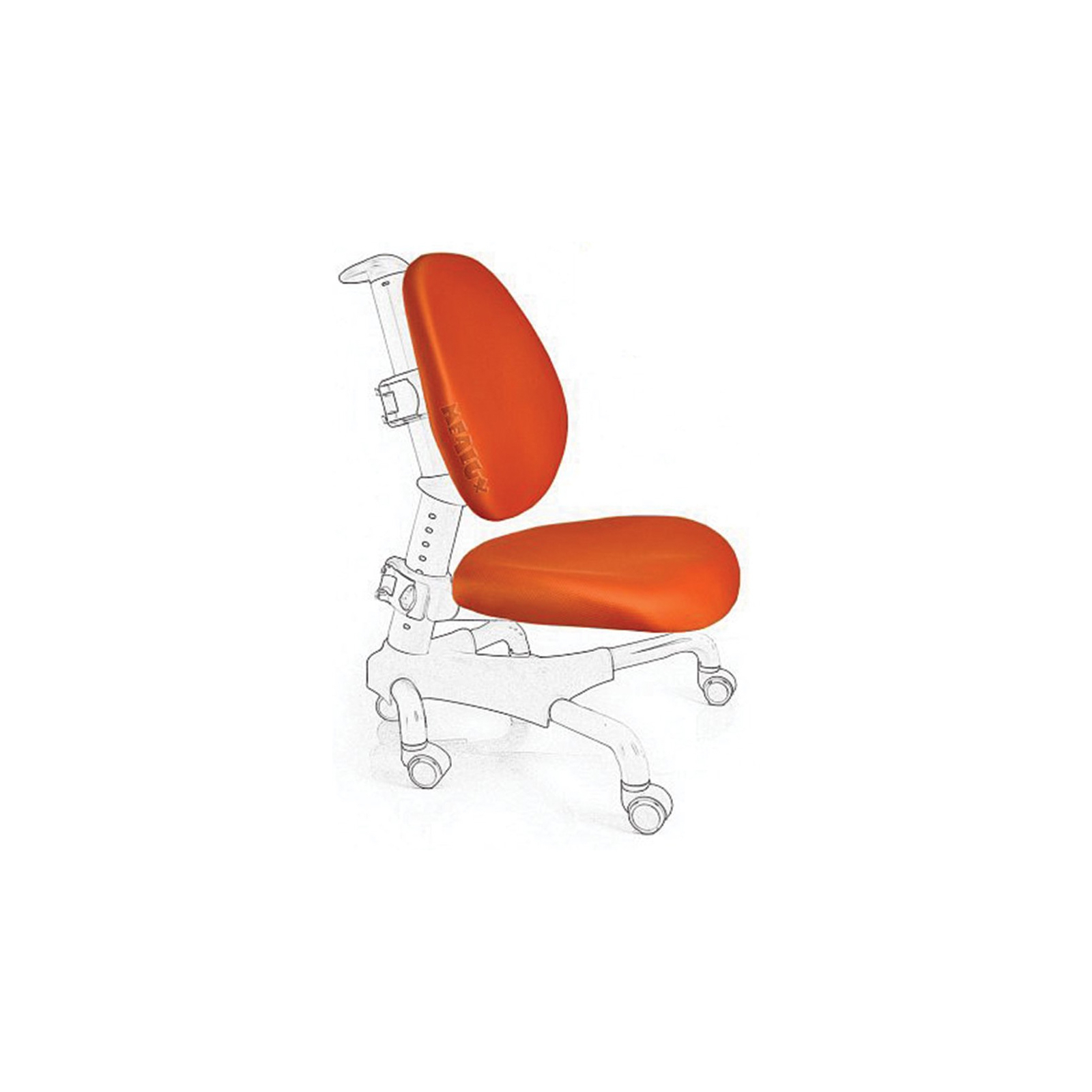 Чехол для кресла Mealux Nobel, Champion оранжевый (Чехол KY (Y-517, 718))