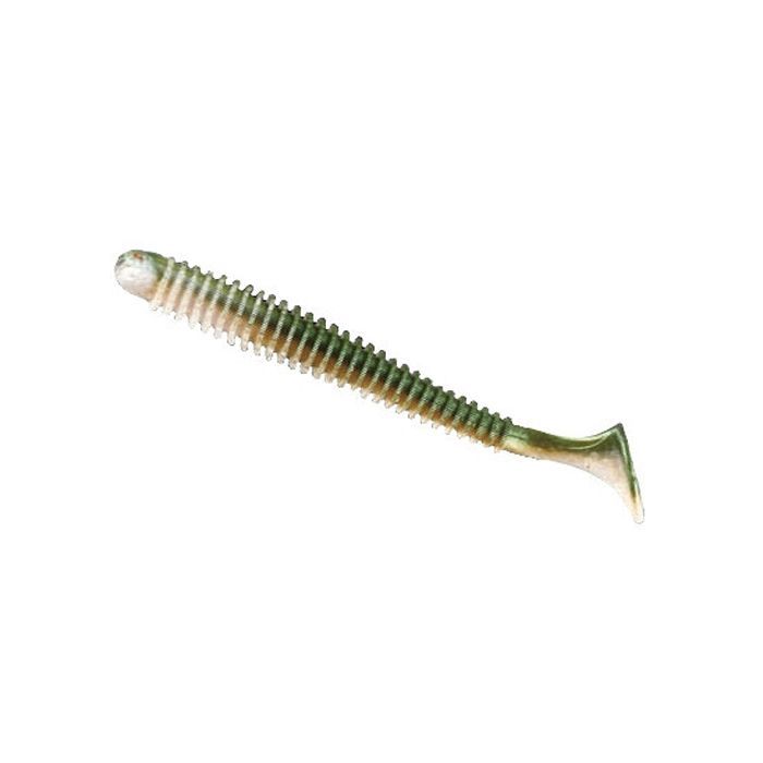 Силикон рыболовный Nomura Gator 75мм 2,5гр. цвет-039 (grey head) 10шт (NM70003907)