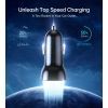 Зарядное устройство Choetech car 2хUSB-C 40W PD black (TC0008-BK) изображение 4
