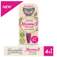 Бритва Wilkinson Sword Xtreme3 Beauty Eco Green 4 шт. (4027800173006) изображение 3