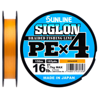 Photos - Fishing Line Sunline Шнур  Siglon PE н4 300m 2.0/0.242mm 35lb/15.5kg Помаранч (1658.09.5 