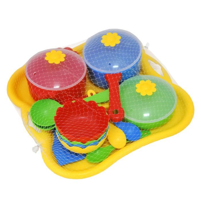 Игровой набор Tigres набор посуды столовой Ромашка 19 элементов (39146) изображение 2