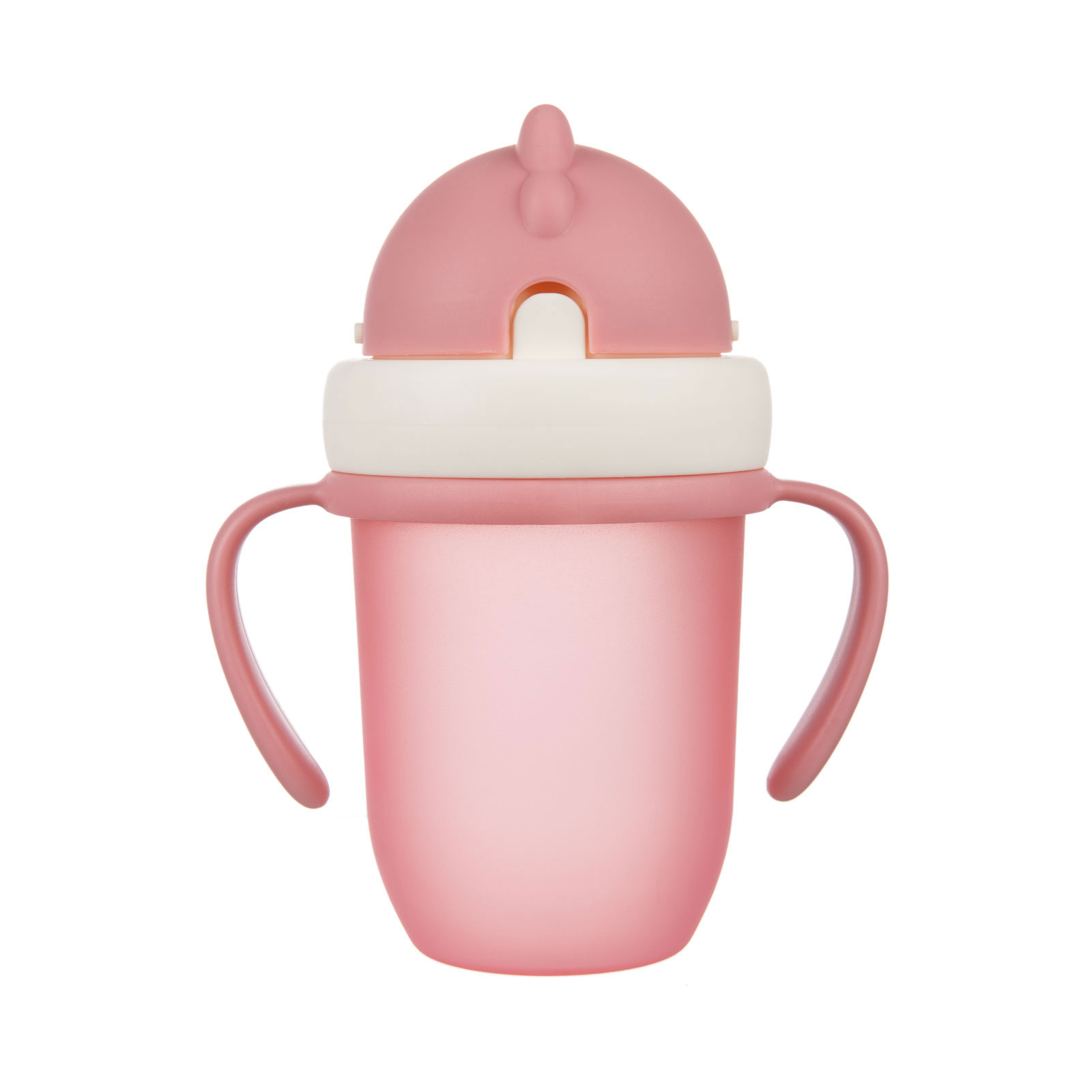 Поильник-непроливайка Canpol babies Matte Pastels с силиконовой трубочкой 210 мл Розовый (56/522_pin) изображение 2