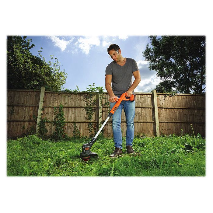 Триммер садовый Black&Decker 18V, 2Ah, 25 см (ST182320) изображение 3