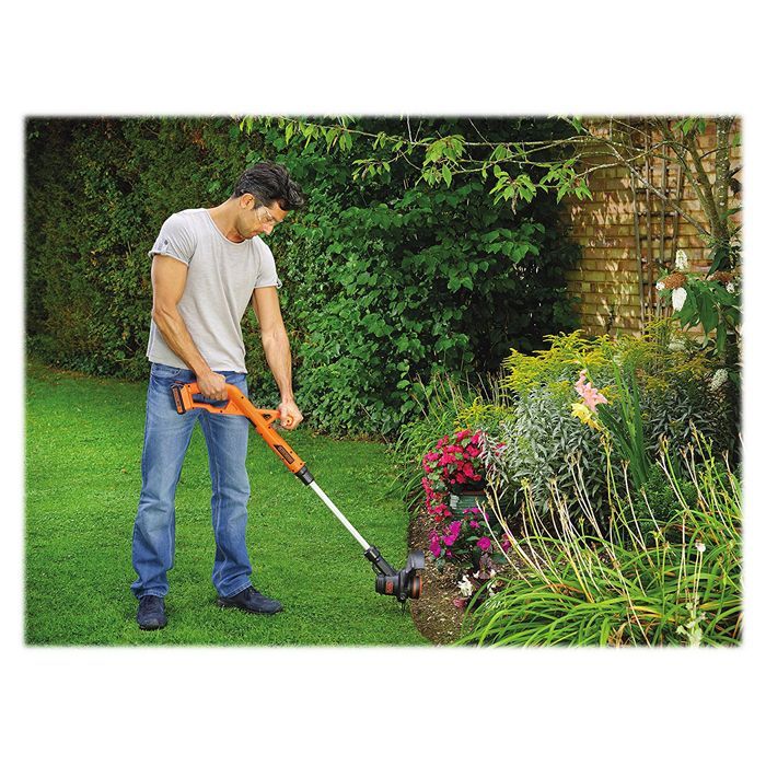 Триммер садовый Black&Decker 18V, 2Ah, 25 см (ST182320) изображение 4