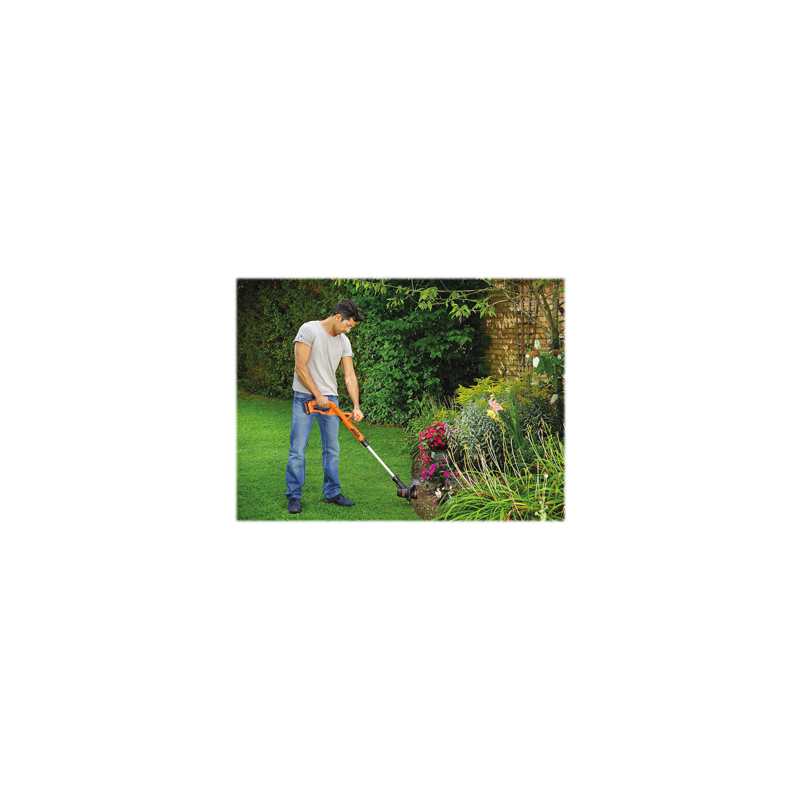 Триммер садовый Black&Decker 18V, 2Ah, 25 см (ST182320) изображение 4