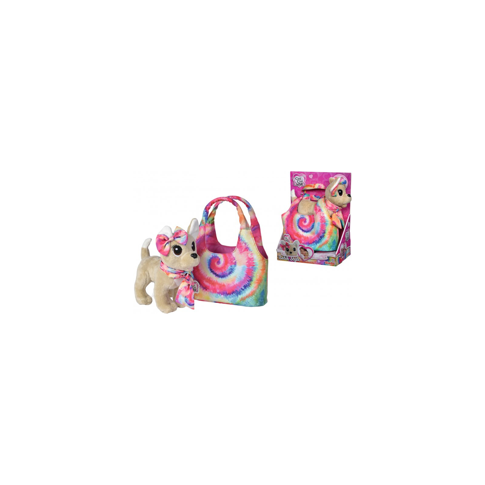 Мягкая игрушка Chi Chi Love Собачка Чихуахуа Фэшн Батик с сумочкой 20 см (5890008) изображение 5