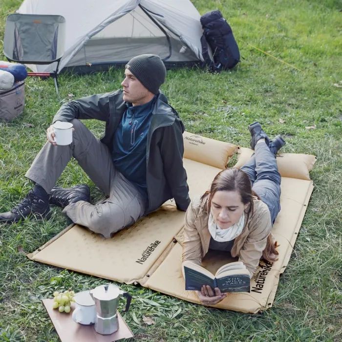 Туристический коврик Naturehike NH15Q002-D 25 мм Yellow (6927595782576) изображение 7