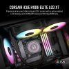 Система жидкостного охлаждения Corsair iCUE H100i Elite LCD XT Display Liqui (CW-9060074-WW) изображение 8
