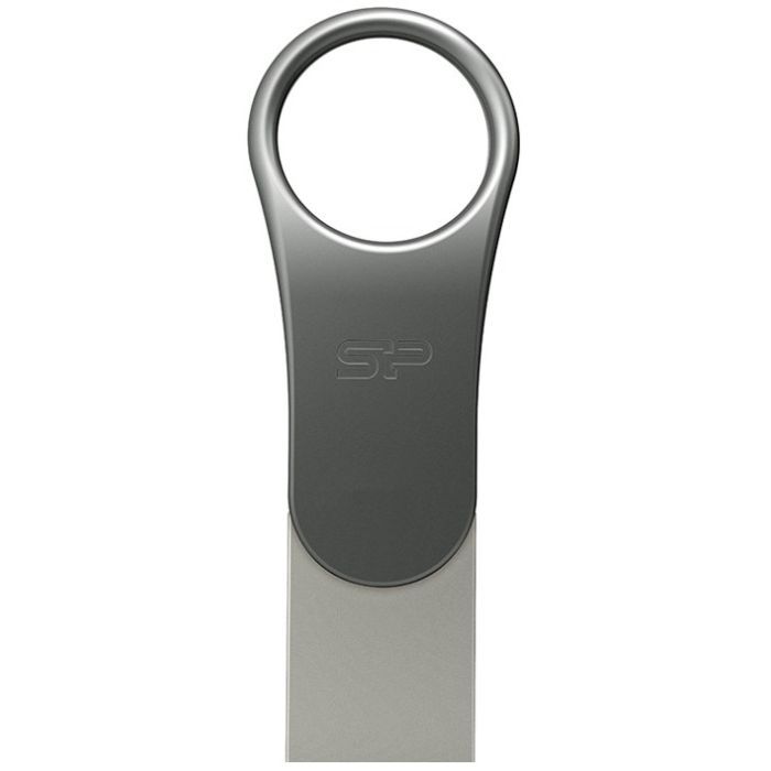 USB флеш накопитель Silicon Power 64GB Mobile C80 Silver USB 3.2 (SP064GBUC3C80V1S)