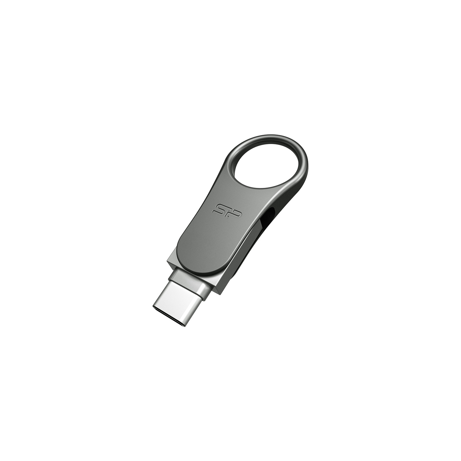 USB флеш накопитель Silicon Power 128 GB DriveMobile C80 USB 3.1 + Type-C Silver (SP128GBUC3C80V1S) изображение 3