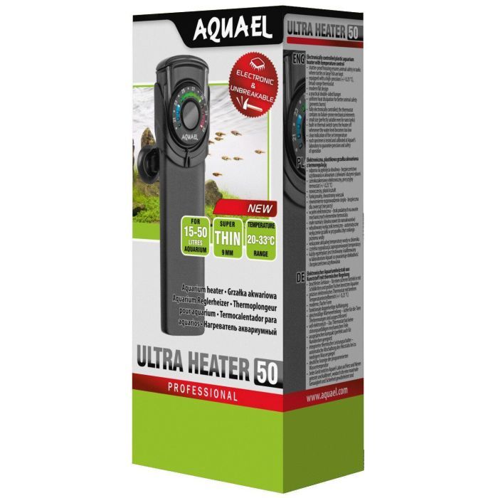 Аквариумный обогреватель AquaEl Ultra Heater сверхточный 50 Вт (5905546313421)