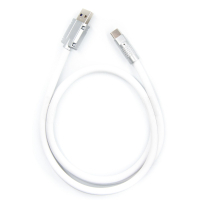 Photos - Cable (video, audio, USB) Dengos Guard Дата кабель USB 2.0 AM to Type-C 1.0m white Dengos  PLS-T (PLS-TC-NS-WHITE)