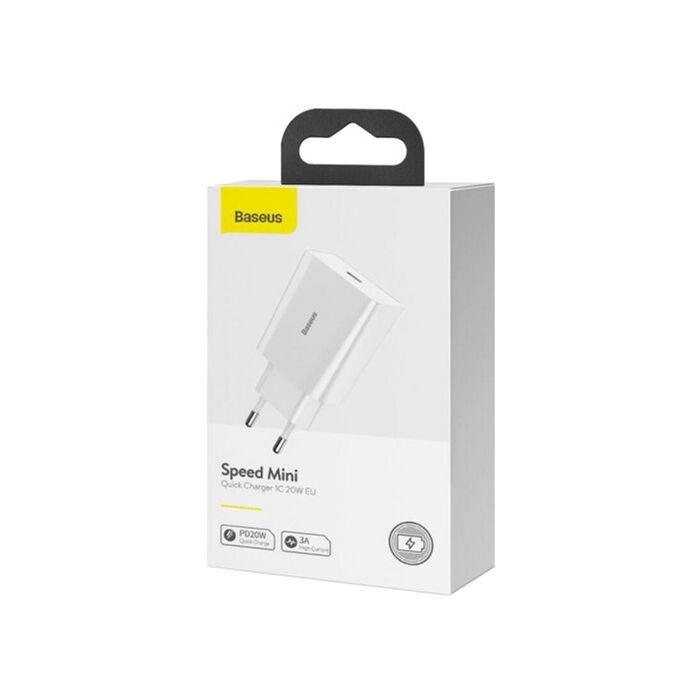 Зарядний пристрій Baseus Speed Mini Quick Charger Black (CCFS-SN01) зображення 7