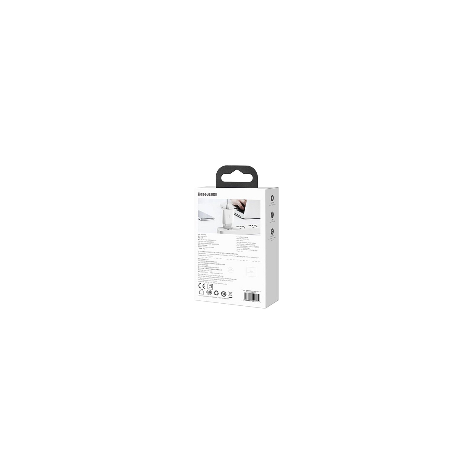 Зарядное устройство Baseus Speed Mini Quick Charger White (CCFS-SN02) изображение 8