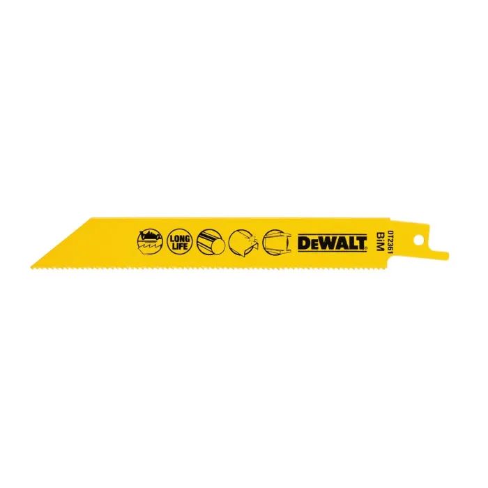 Полотно DeWALT пильное биметаллическое, быстрый пропил, 152 мм, 14 TPI, 5 шт (DT2361) изображение 3