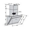 Витяжка кухонна Ventolux VIENNA 60 WH (800) TC зображення 7