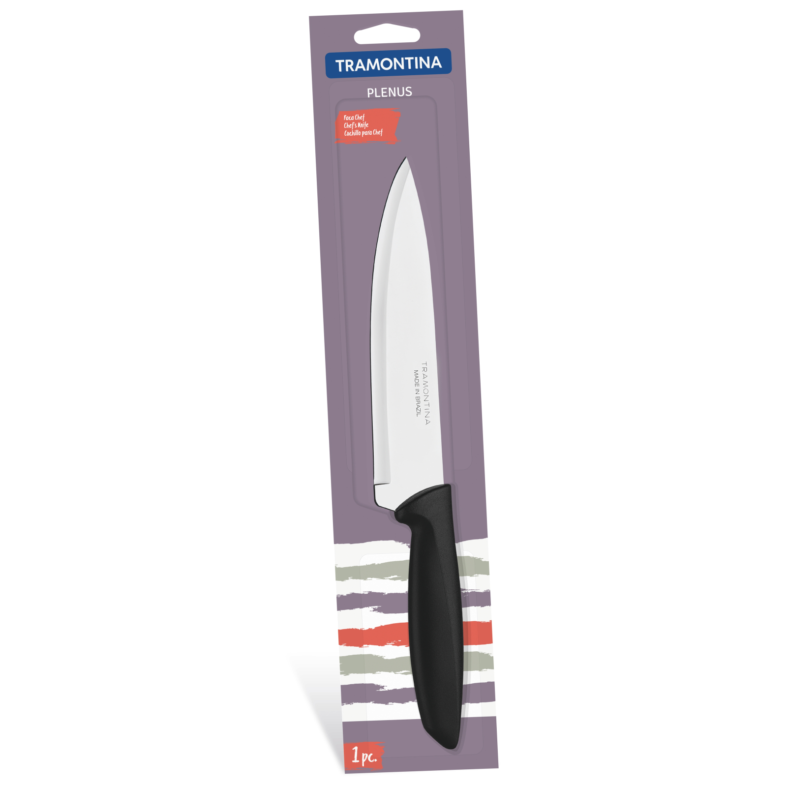 Кухонный нож Tramontina Plenus black Chef 152 мм (23426/106) изображение 4