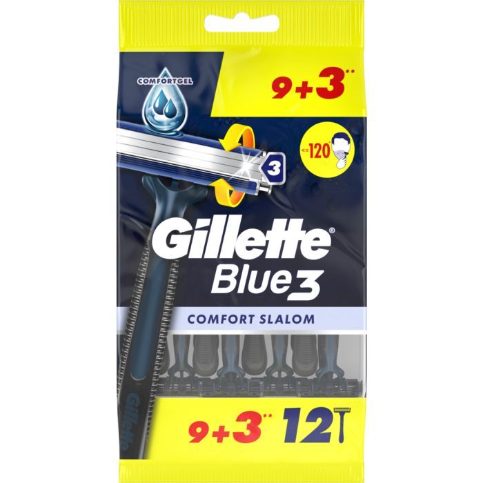 Бритва Gillette Blue 3 Comfort Slalom 8 шт. (8006540808764) изображение 2