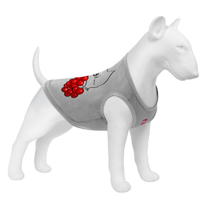 Борцовка для животных WAUDOG Clothes "Калина" сетка XS серая (300-0228-11)