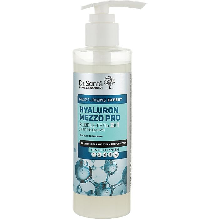 Гель для умывания Dr. Sante Hyaluron Mezzo Pro Bubble Gel 200 мл (5901845505635)
