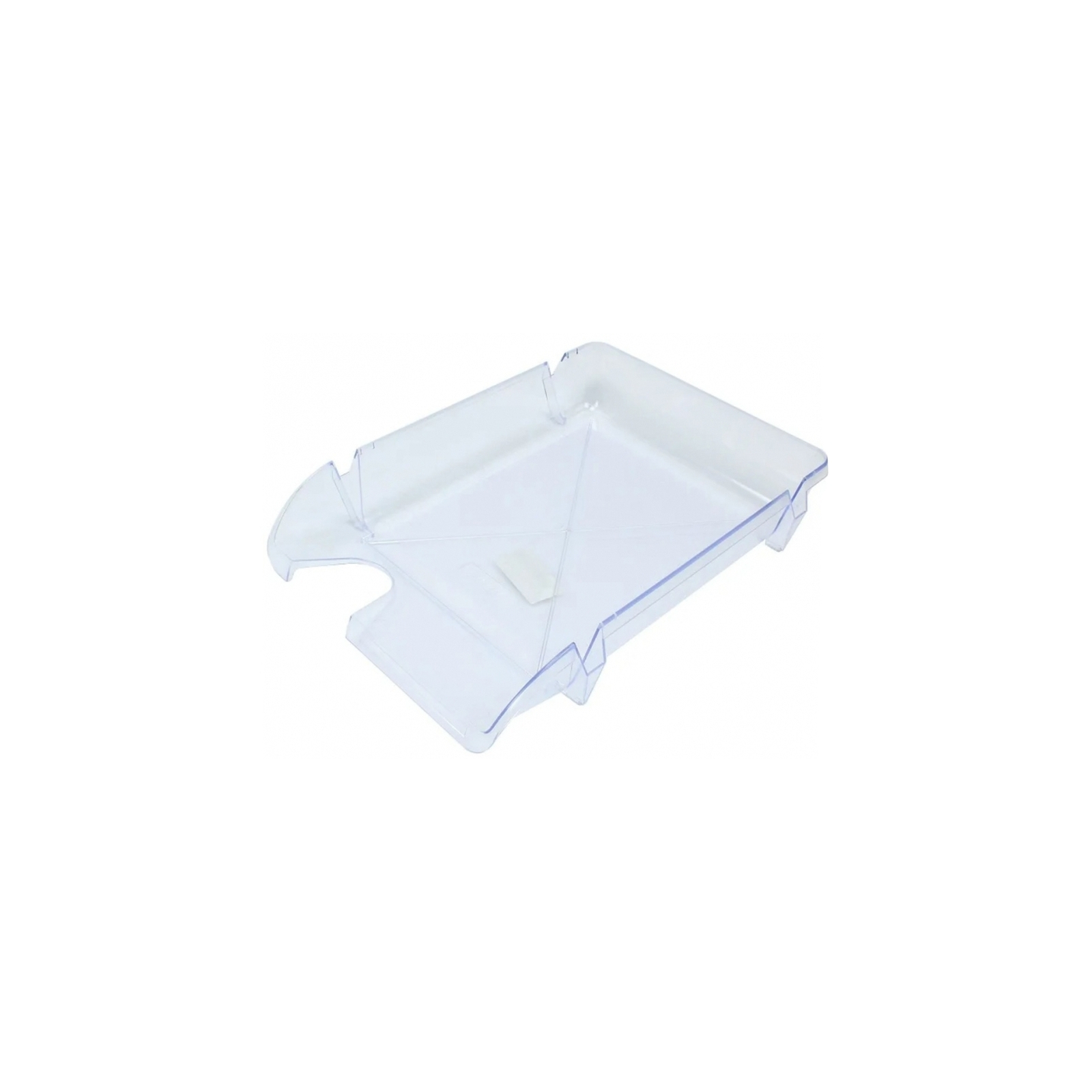 Лоток для бумаг Economix горизонтальный Компакт пластик, прозрачный (E80602)
